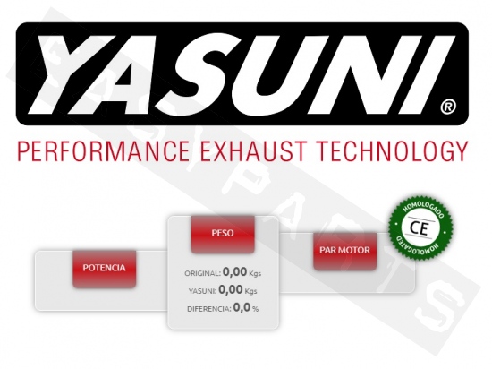 Silencieux YASUNI SportBike 4T Titanium Look Z300i E3 '15